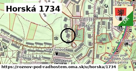 Horská 1734, Rožnov pod Radhoštěm