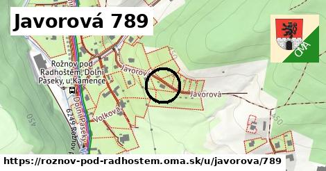 Javorová 789, Rožnov pod Radhoštěm