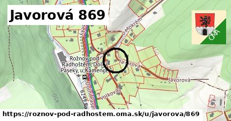 Javorová 869, Rožnov pod Radhoštěm