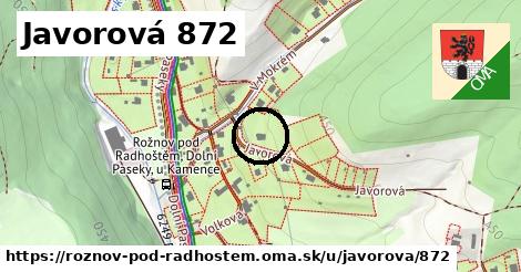 Javorová 872, Rožnov pod Radhoštěm