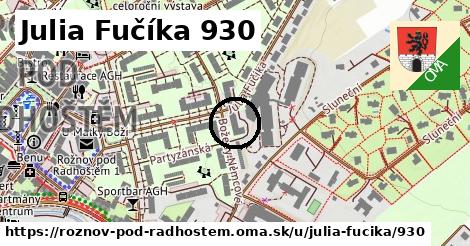 Julia Fučíka 930, Rožnov pod Radhoštěm