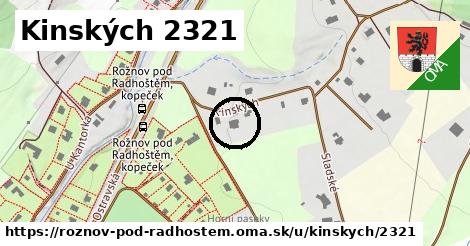 Kinských 2321, Rožnov pod Radhoštěm