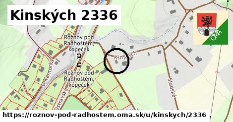 Kinských 2336, Rožnov pod Radhoštěm