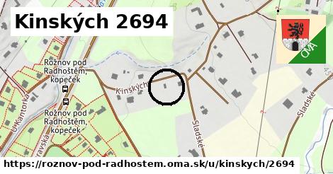 Kinských 2694, Rožnov pod Radhoštěm