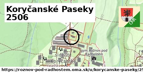 Koryčanské Paseky 2506, Rožnov pod Radhoštěm