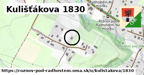 Kulišťákova 1830, Rožnov pod Radhoštěm