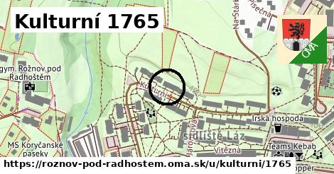 Kulturní 1765, Rožnov pod Radhoštěm