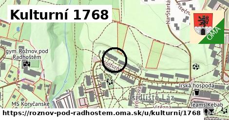 Kulturní 1768, Rožnov pod Radhoštěm