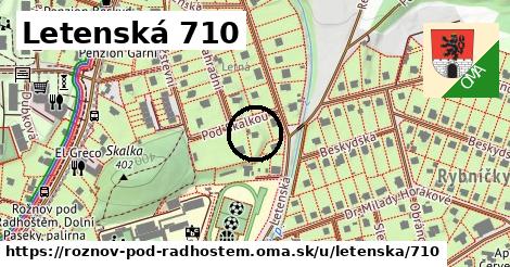 Letenská 710, Rožnov pod Radhoštěm