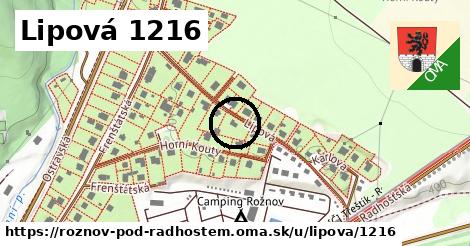Lipová 1216, Rožnov pod Radhoštěm