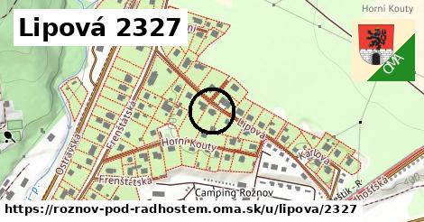 Lipová 2327, Rožnov pod Radhoštěm