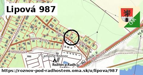 Lipová 987, Rožnov pod Radhoštěm