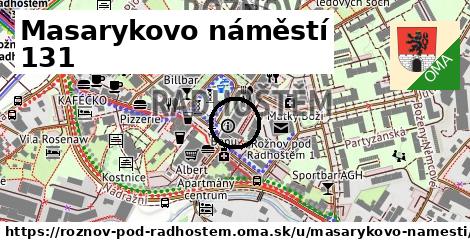 Masarykovo náměstí 131, Rožnov pod Radhoštěm