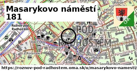 Masarykovo náměstí 181, Rožnov pod Radhoštěm