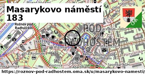 Masarykovo náměstí 183, Rožnov pod Radhoštěm