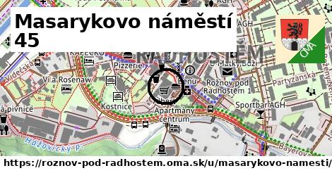 Masarykovo náměstí 45, Rožnov pod Radhoštěm