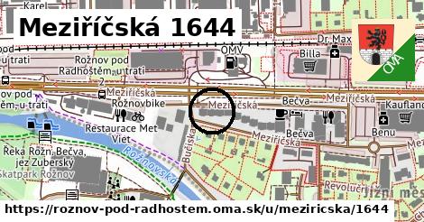 Meziříčská 1644, Rožnov pod Radhoštěm