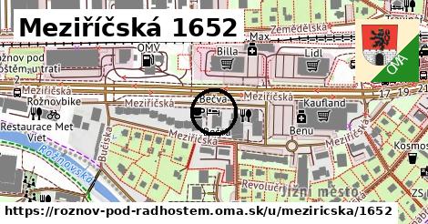 Meziříčská 1652, Rožnov pod Radhoštěm