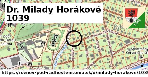 Dr. Milady Horákové 1039, Rožnov pod Radhoštěm