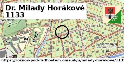 Dr. Milady Horákové 1133, Rožnov pod Radhoštěm