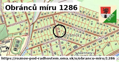 Obránců míru 1286, Rožnov pod Radhoštěm