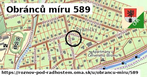 Obránců míru 589, Rožnov pod Radhoštěm