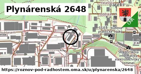 Plynárenská 2648, Rožnov pod Radhoštěm