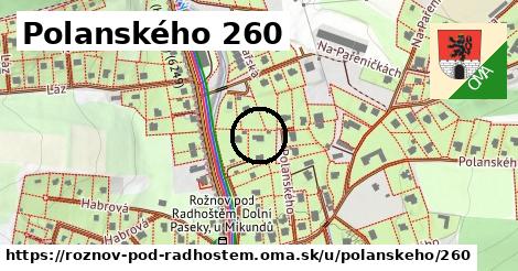 Polanského 260, Rožnov pod Radhoštěm