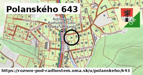 Polanského 643, Rožnov pod Radhoštěm