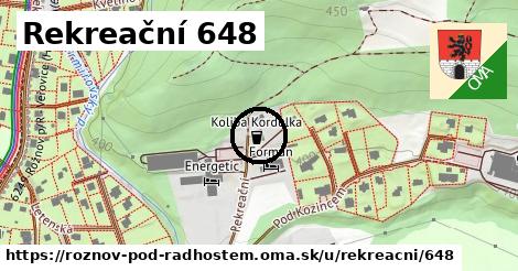 Rekreační 648, Rožnov pod Radhoštěm