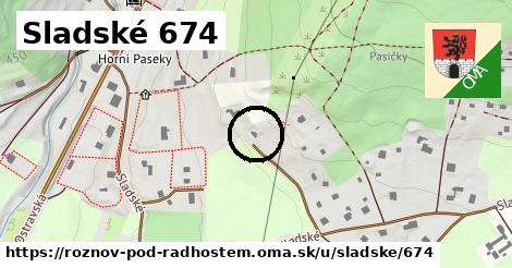 Sladské 674, Rožnov pod Radhoštěm