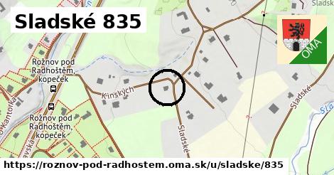 Sladské 835, Rožnov pod Radhoštěm