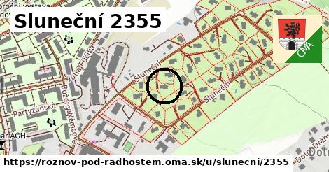 Sluneční 2355, Rožnov pod Radhoštěm