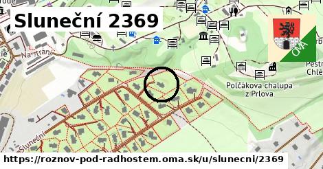 Sluneční 2369, Rožnov pod Radhoštěm