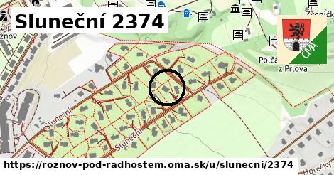 Sluneční 2374, Rožnov pod Radhoštěm