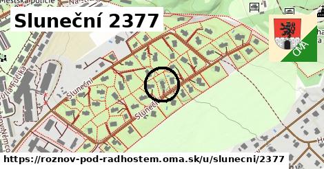 Sluneční 2377, Rožnov pod Radhoštěm