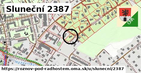 Sluneční 2387, Rožnov pod Radhoštěm