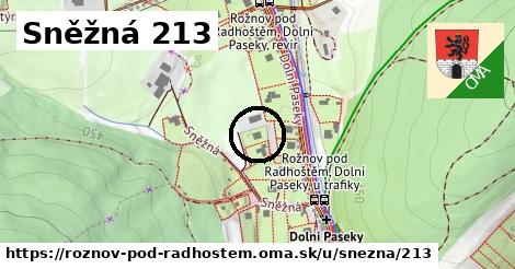 Sněžná 213, Rožnov pod Radhoštěm