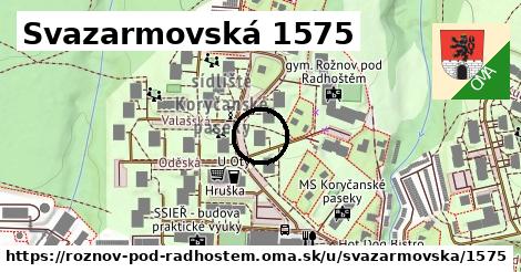 Svazarmovská 1575, Rožnov pod Radhoštěm