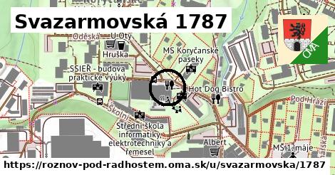 Svazarmovská 1787, Rožnov pod Radhoštěm