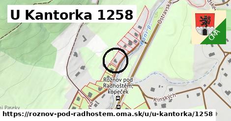 U Kantorka 1258, Rožnov pod Radhoštěm