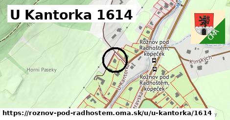U Kantorka 1614, Rožnov pod Radhoštěm