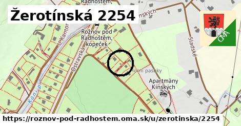 Žerotínská 2254, Rožnov pod Radhoštěm