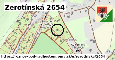 Žerotínská 2654, Rožnov pod Radhoštěm