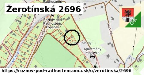 Žerotínská 2696, Rožnov pod Radhoštěm