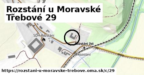 Rozstání u Moravské Třebové <span class="supisne">29</span>