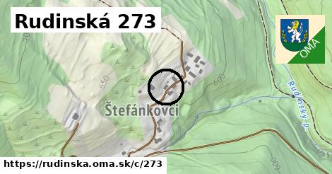 Rudinská <span class="supisne">273</span>