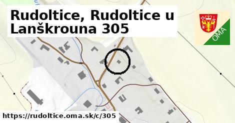 Rudoltice, Rudoltice u Lanškrouna <span class="supisne">305</span>