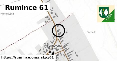 Rumince <span class="supisne">61</span>
