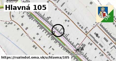 Hlavná 105, Ružindol